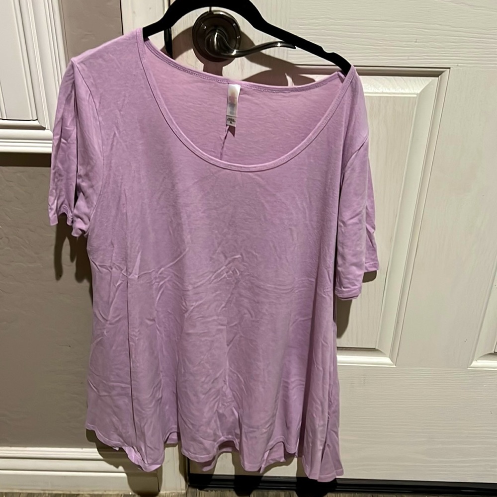 LuLaRoe XL Solid Perfect Tee Top